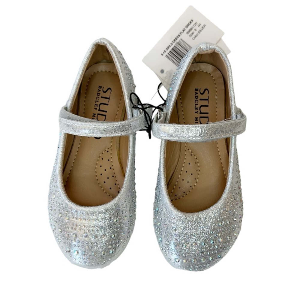 NWT Badgley Mischka Toddler Girls' Glitter Dress Shoe